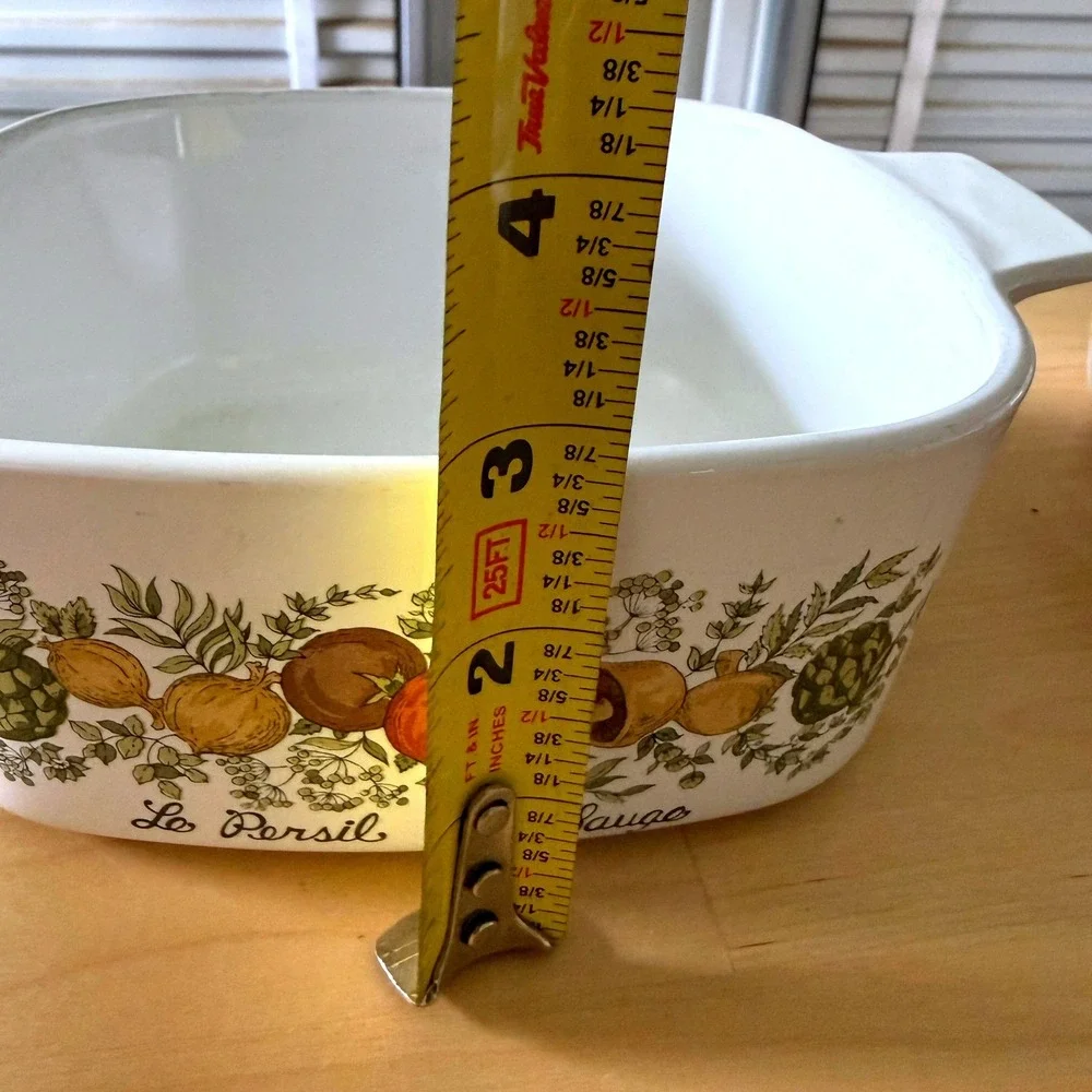 Corning Ware Spice‎ O' Life Casserole Dish Set L'Echalote Le Persil GrandmaCore